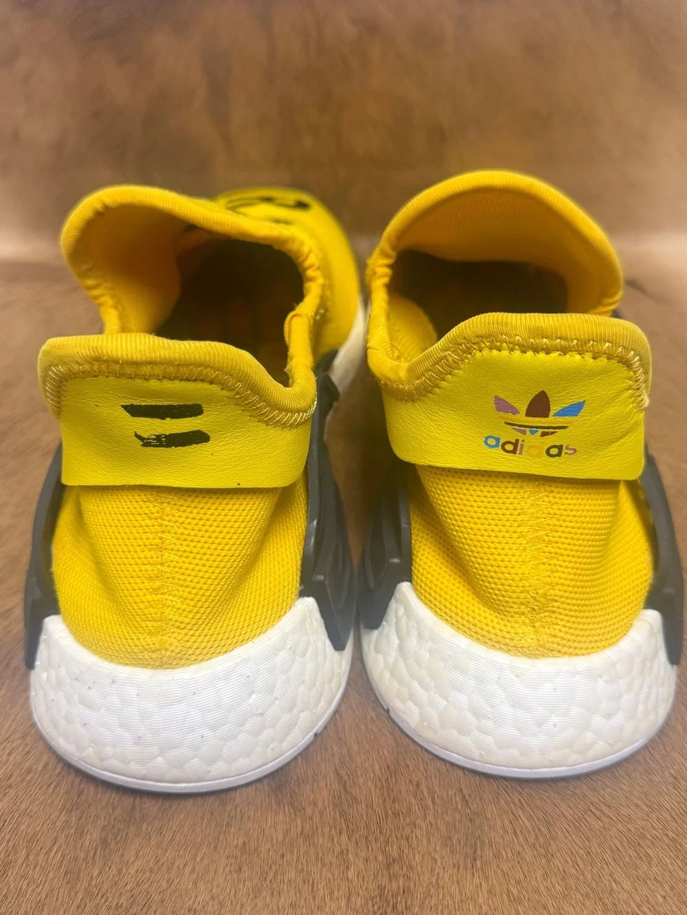 Adidas Pharrell NMD Human Race Yellow BB0619 Men’s Sneaker Size 11.5 US 46 Euro